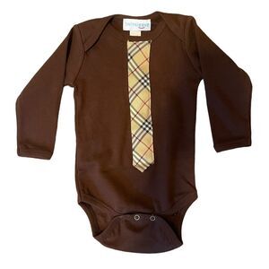 Twinsleeve Baby Boy Neck Tie One Piece Bodysuit Size 6-12 Months NWOT‎